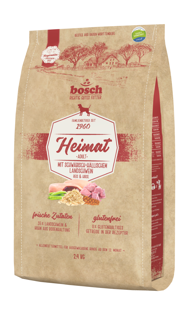 bosch Hunde-Trockenfutter Heimat Adult Schwäbisch Hällisches Landschwein